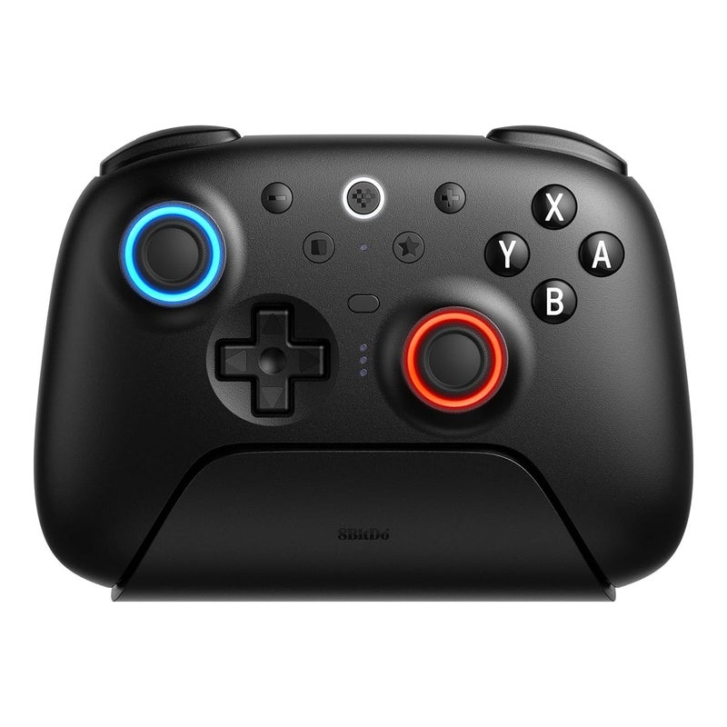 8Bitdo Ultimate 2 Bluetooth Controller for Switch/Switch 2 & Windows PC, Switch Pro Controller with TMR Joysticks, Switchable Hall Effect/Tactile Triggers, Vibration and Motion Control - Black - Image 1